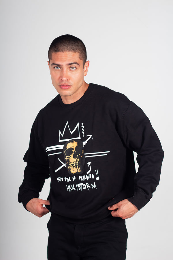 Pull Golden Skull Noir