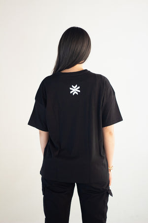 T-Shirt Coeur d'Or Noir
