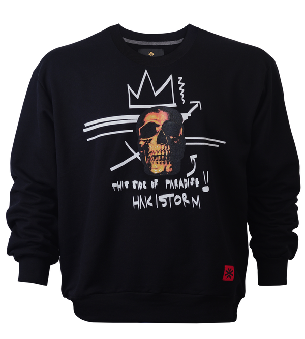 Sweater Golden Skull Black